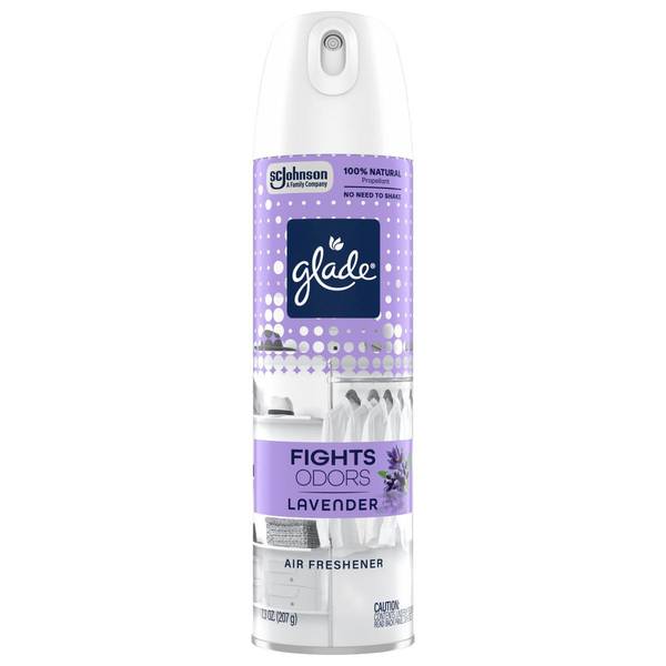 Glade 7.3oz Lavender Soft Mist Odor Fighting Aerosol Air Freshener