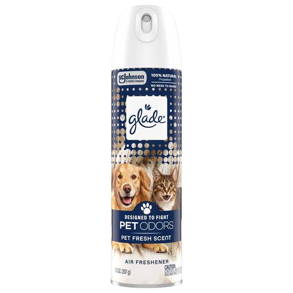 Glade 7.3oz Pet Fresh Soft Mist Odor Fighting Aerosol Air Freshener