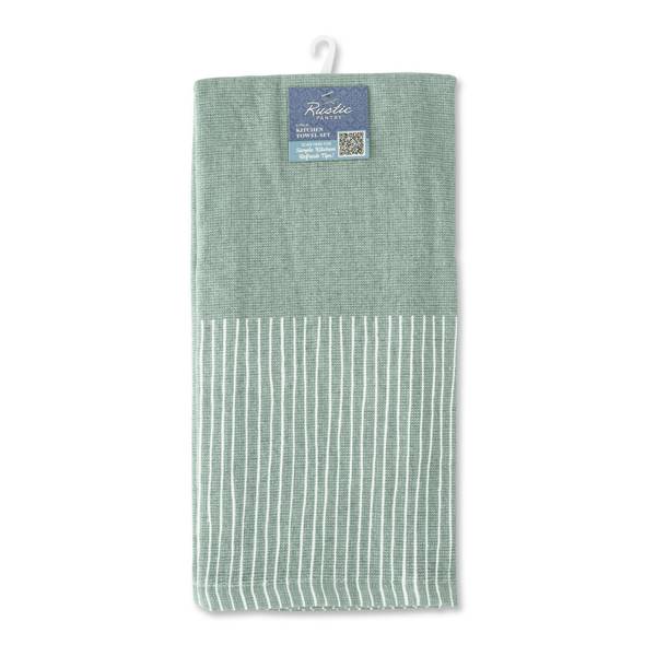 Photo of 2-Pack Solid Kitchen Towel Set - Aqua