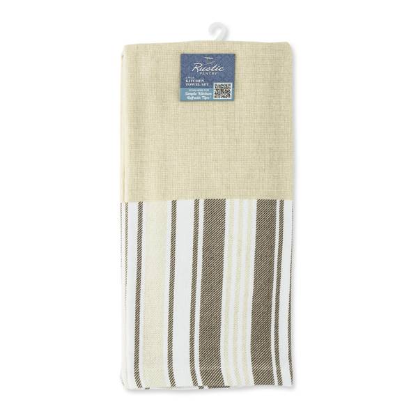 Photo of 2-Pack Solid Kitchen Towel Set - Natural