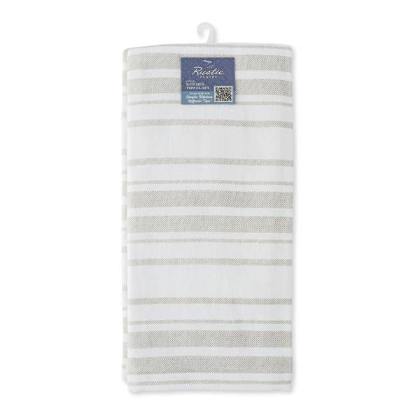 Photo of 2-Pack Kitchen Towel Set - Light Grey