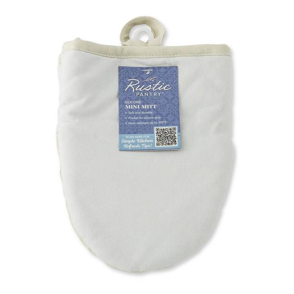 Photo of Mini Mitt With Silicone - White