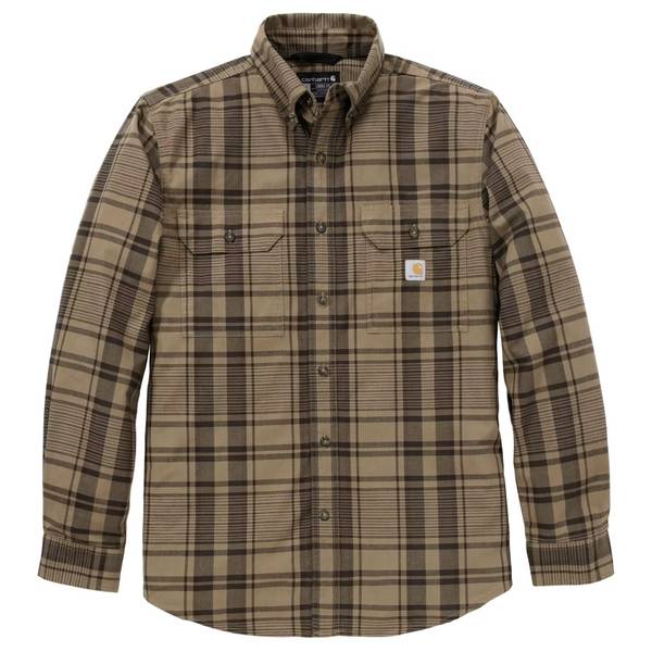 Carhartt Men's Fort Loose Long Sleeve Plaid Shirt