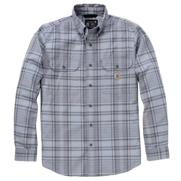 Carhartt Men's Fort Loose Long Sleeve Plaid Shirt