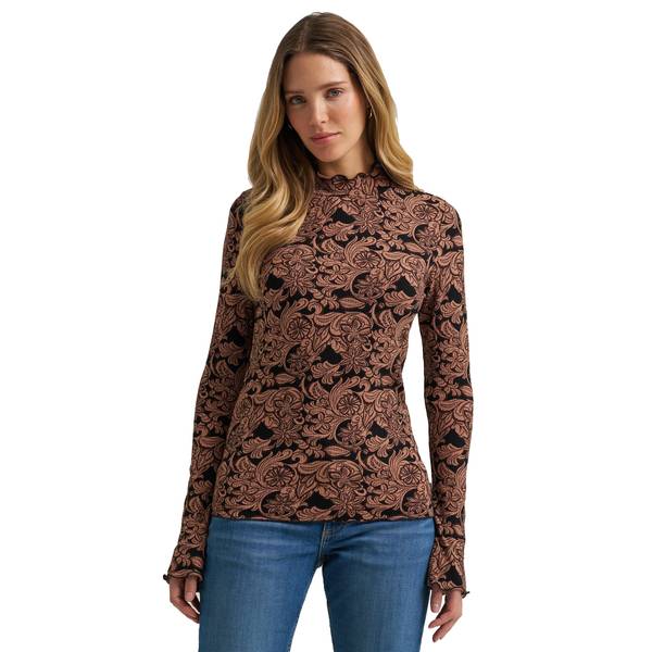 Photo of Women's Mock Neck Knit Blouse