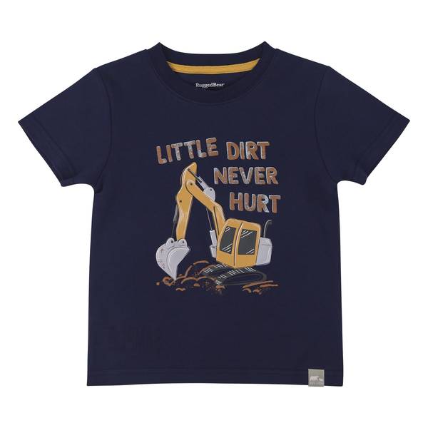 Photo of Toddler Boy's Short Sleeve Little Dirt Never Hurt Tee
