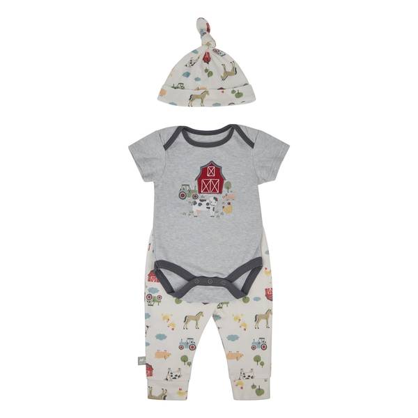 Photo of IB 2p Farm SS Bdysuit/Pant Grey