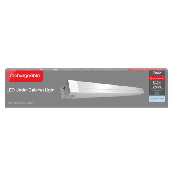 Photo of 12.5" Rechargeable LED Under Cabinet Light Bar
