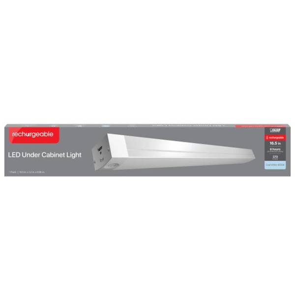 Photo of 16.5" Rechargeable LED Under Cabinet Light Bar