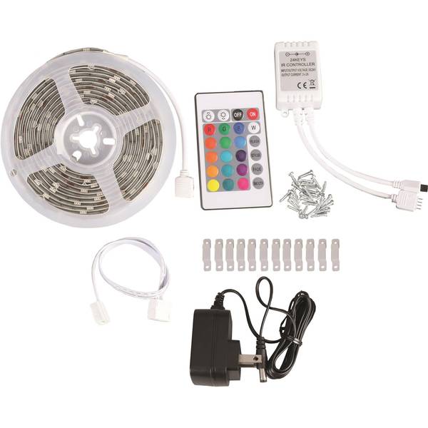 Photo of 10' Color Changing Flexible Plug-in LED Tape Light with Remote Control