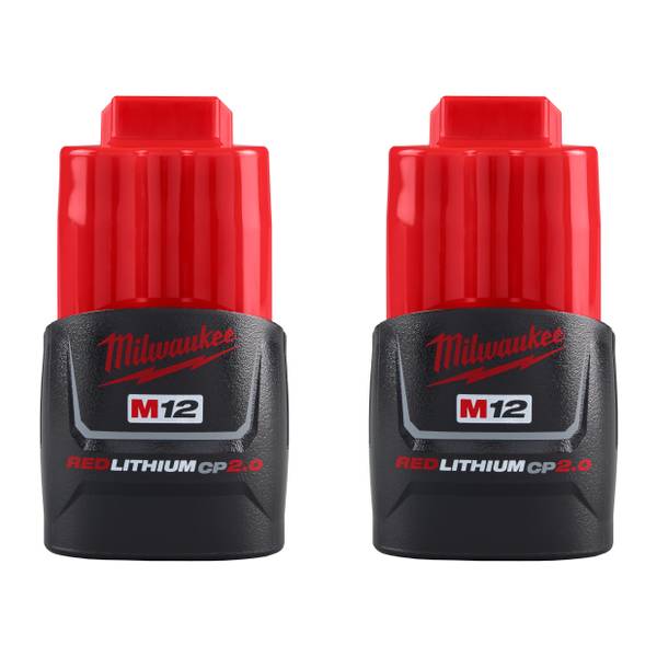 Photo of M12 12-Volt Lithium-Ion 2.0 Ah Compact Battery Pack (2-Pack)