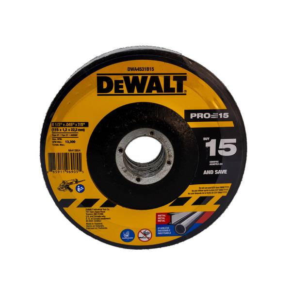 Photo of 4-1/5" x .045"x7/8" T27 Cut Off-Wheel 15-Pack