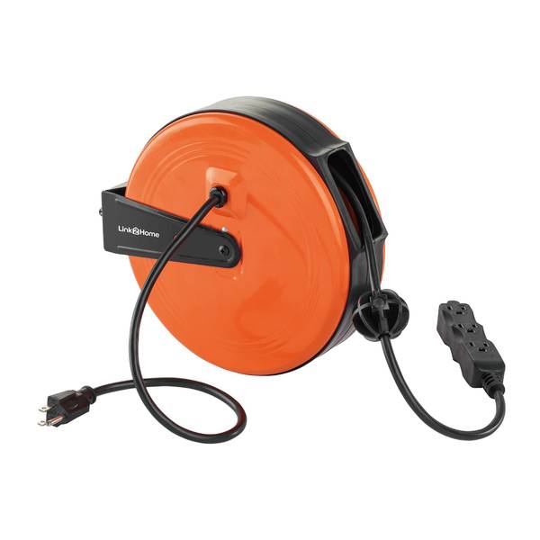 Photo of 30' Retractable Extension Cord Reel