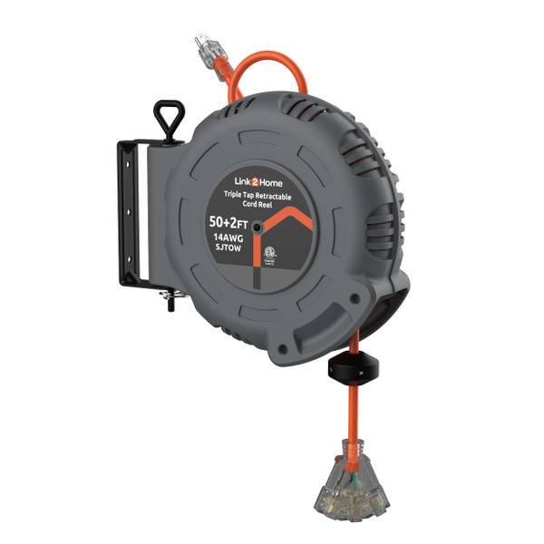 Photo of 50' 14 /3 13 Amp Retractable Extension Cord Reel