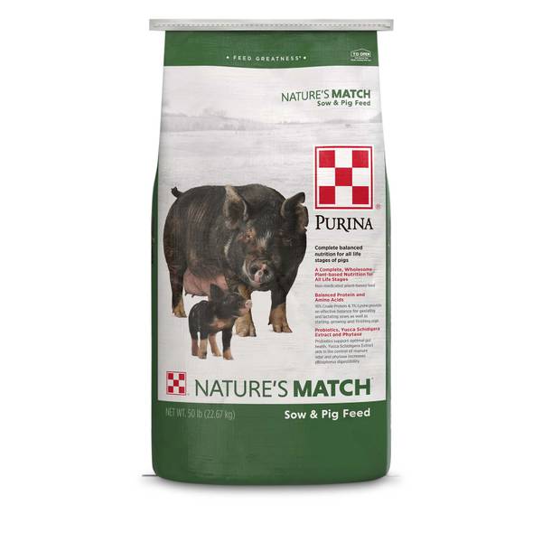 Photo of 50 lb Nature's Match Sow/Pig Complete Feed