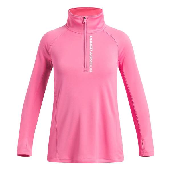 Under Armour Girls' Long Sleeve Half Zip Top