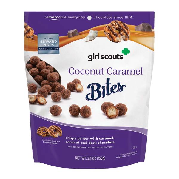 Photo of Girl Scout Coconut Caramel Bites