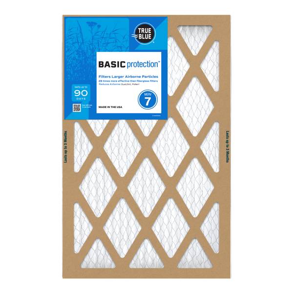 Photo of TrueBlue MERV 7 Furnace Filter 14x25x1"