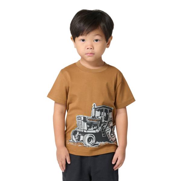 Photo of Toddler Boy's Short Sleeve Tractor Wrap Tee