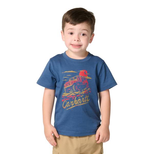 Photo of Toddler Boy's Short Sleeve Vehicle Tee