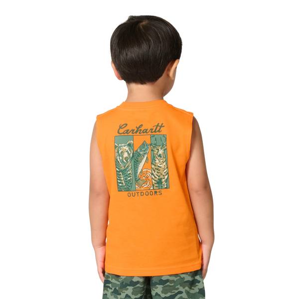 Photo of Toddler Boys' Sleeveless Animals Tee