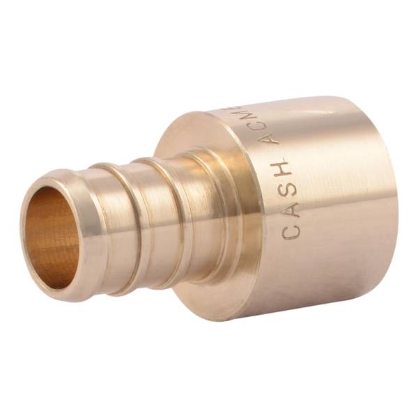 SharkBite 1/2" Brass PEX Barb x Female Copper Sweat Adapter