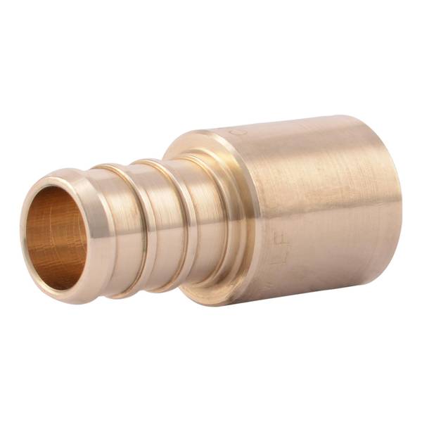 SharkBite 1/2" PEX Barb x Male Copper Sweat Brass Adapter Fitting