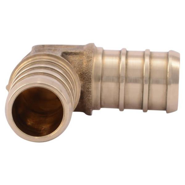 SharkBite 10 Pack 1/2" PEX Barb Brass 90-Degree Elbow Fitting