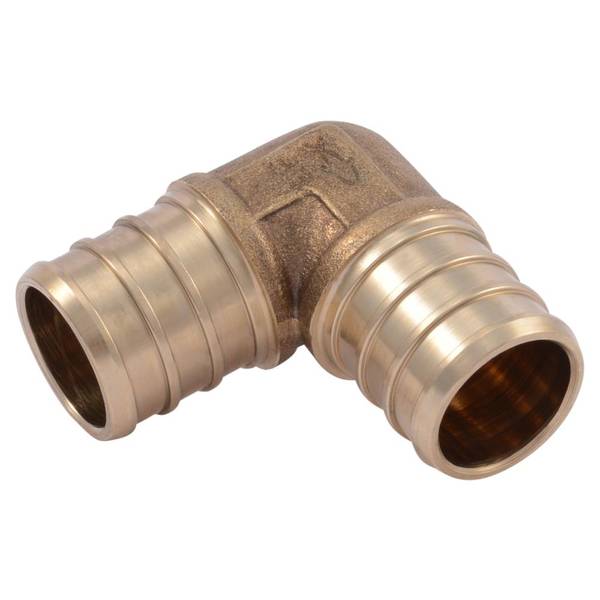 SharkBite 10 Pack 3/4" PEX Barb Brass 90-Degree Elbow Fitting