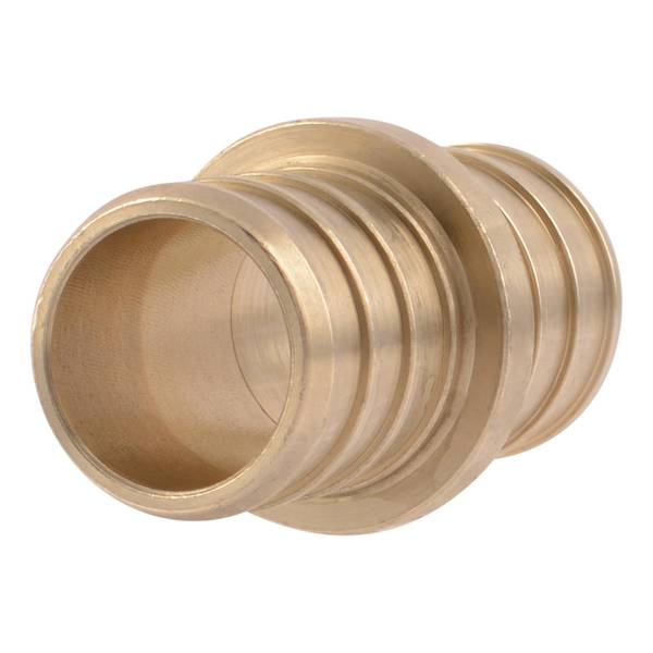SharkBite 3/4 in. PEX Barb X 3/4 in. D PEX Barb Brass Coupling