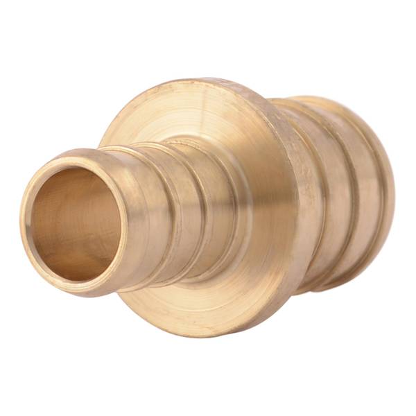SharkBite 1/2 in. Barb X 3/4 in. D Barb Brass Coupling