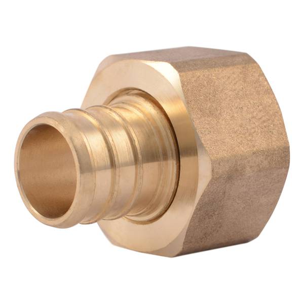 SharkBite Push to Connect 3/4 in. Barb X 3/4 in. D FNPT Brass Swivel Adapter