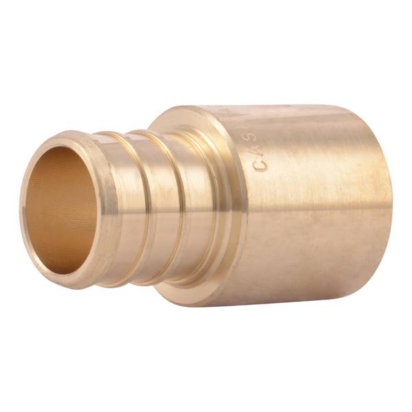 SharkBite 3/4" PEX Barb x Male Copper Sweat Brass Adapter Fitting