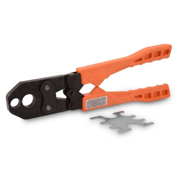Photo of 1/2 in. and 3/4 in. Dual PEX Copper Crimp Ring Tool