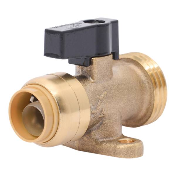 Sharkbite 3/4in PTC T x 1/2in S MHT Washing Machine Valve - 25559LF