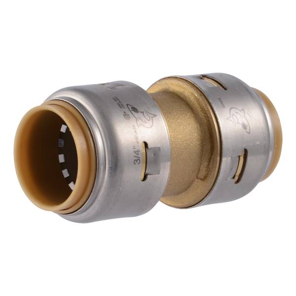 SharkBite Push to Connect 3/4 in. PTC each X 3/4 in. D PTC Brass Coupling