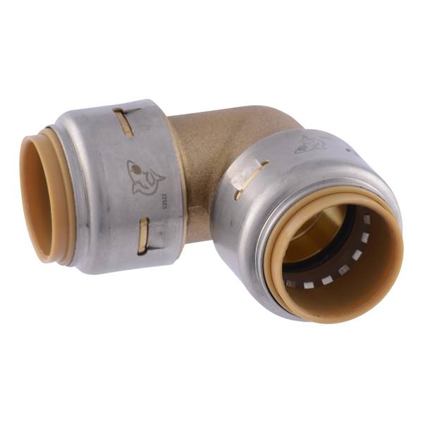 SharkBite Push to Connect 3/4 in. Barb each X 3/4 in. D Brass Elbow