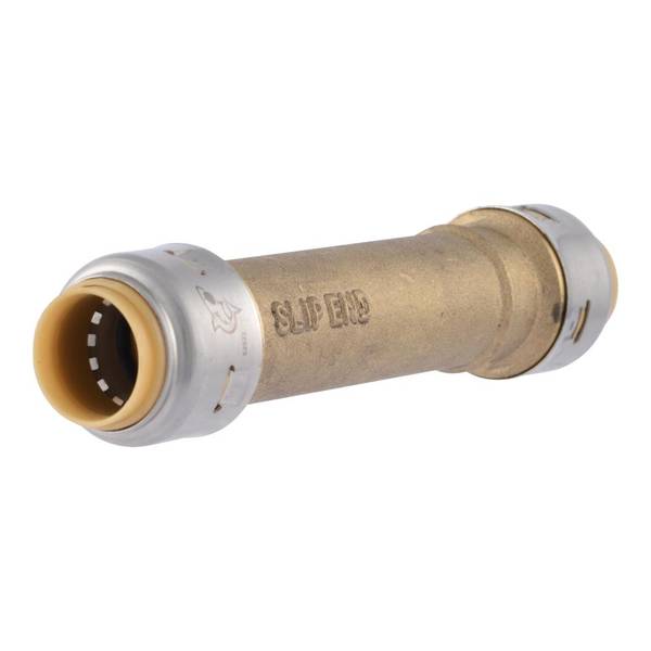 SharkBite Push to Connect 1/2 in. PTC each X 1/2 in. D Brass Slip Coupling
