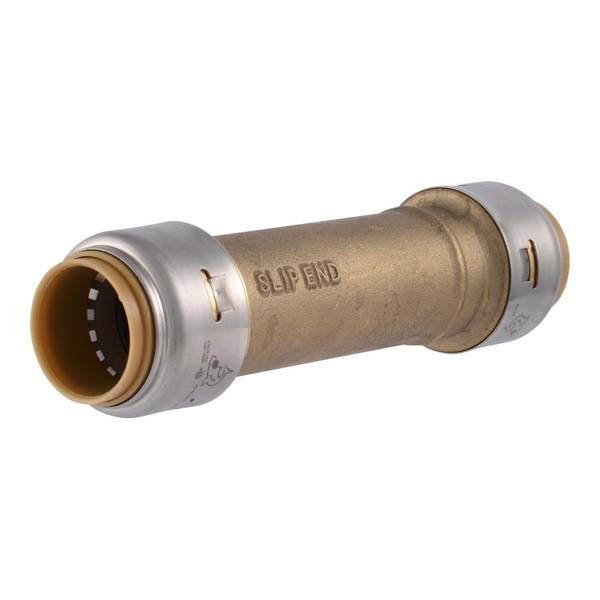 SharkBite Max 3/4" Push-to-Connect Brass Slip Coupling Fitting
