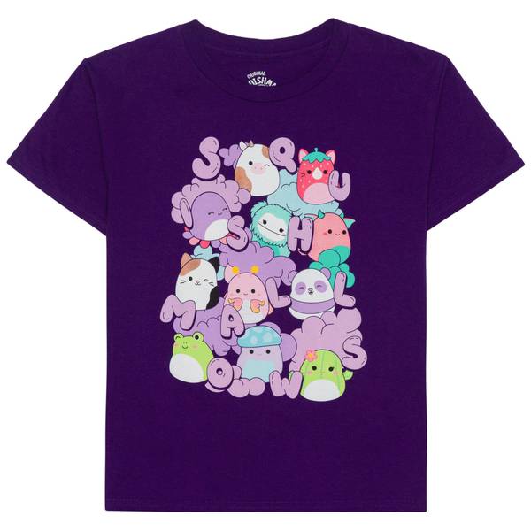 Photo of Girl's Squishmallows Stacked Characters Tee