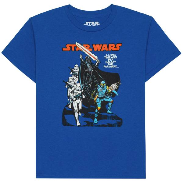 Photo of Boy's Star Wars A Long Time Ago Retro Heroes Tee