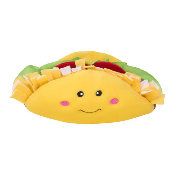 Zippy Paws Medium Nomnomz Taco Dog Toy - 04501837 | Blain's Farm