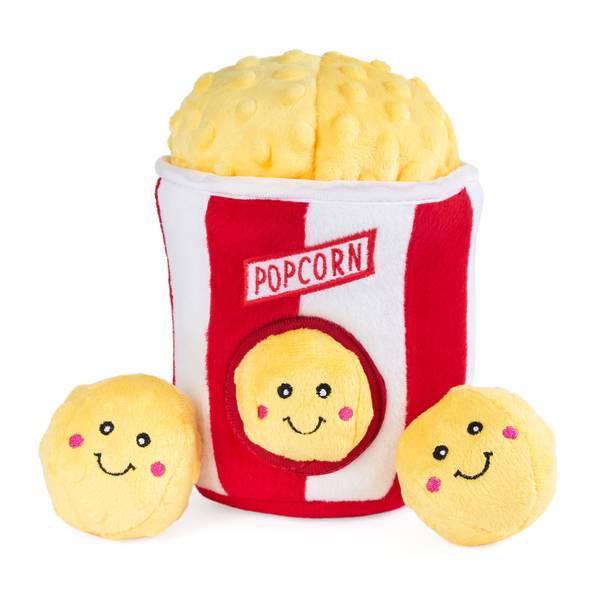 Photo of Medium Burrow Popcorn Bucket Dog Toy