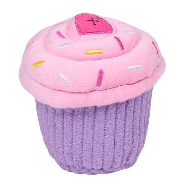 Photo of Medium Plush Cupcake Pink Dog Toy