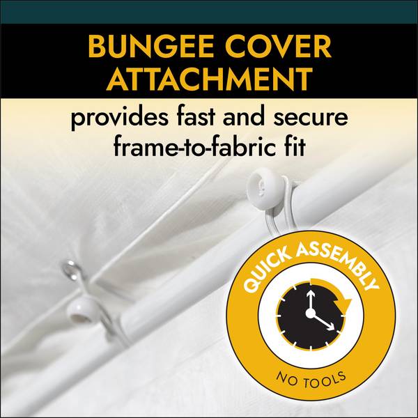 ShelterLogic ShelterLogic 10 x 20 x 1 ft White AG Canopy Enclosure