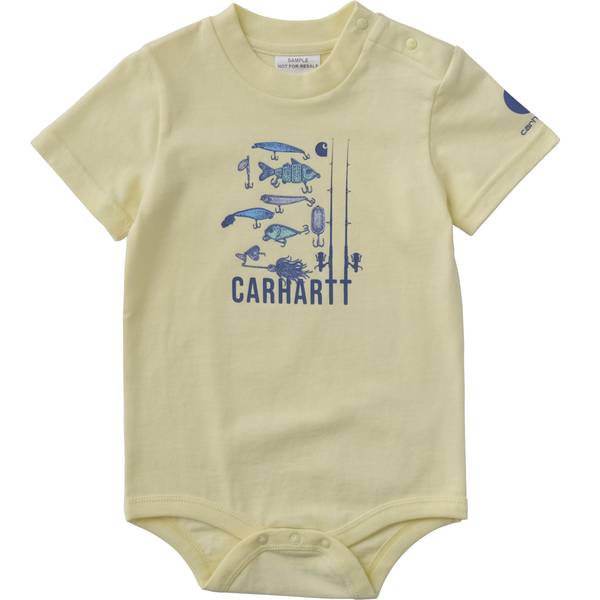 Photo of Infant Boy's Short Sleeve Fishing Bodysuit