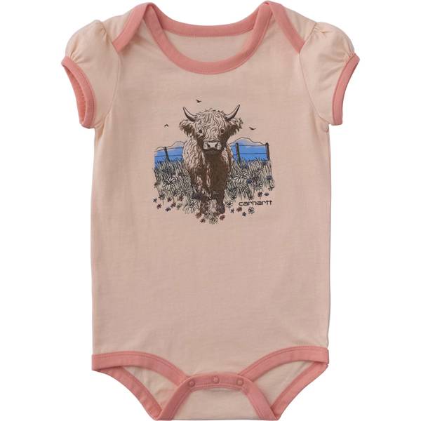 Photo of Infant Girl's Short Sleeve Highland Bodysuit