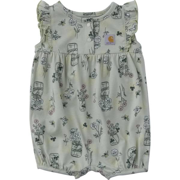 Photo of Infant Girl's Sleeveless Bee Print Romper