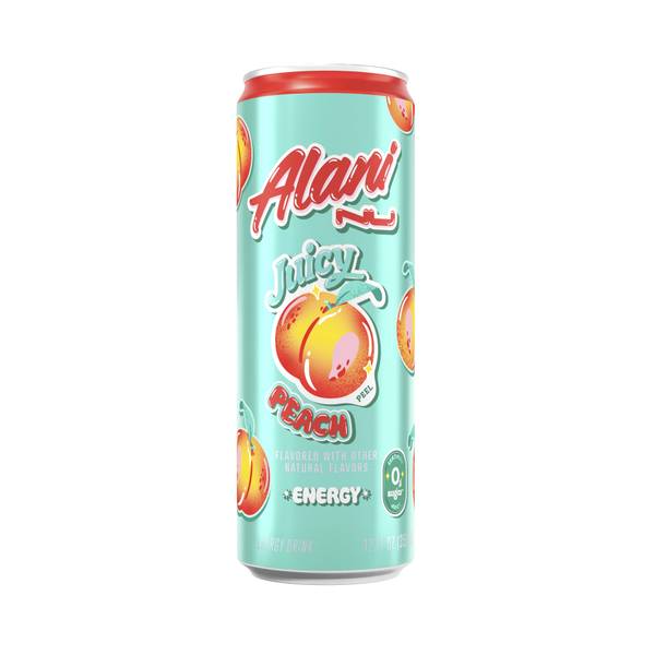 Photo of 12 oz Juicy Peach Energy Drink