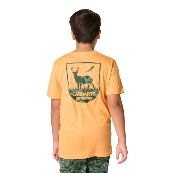 Photo of Boy's Short Sleeve Camo Deer Tee